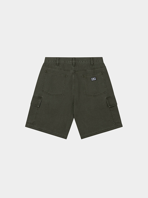 Шорты BIGWIG BAGGY DENIM CARGO (размер 32, цвет Темно-зеленый)