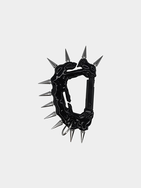 Карабин с шипами (размер one size, цвет Черный)