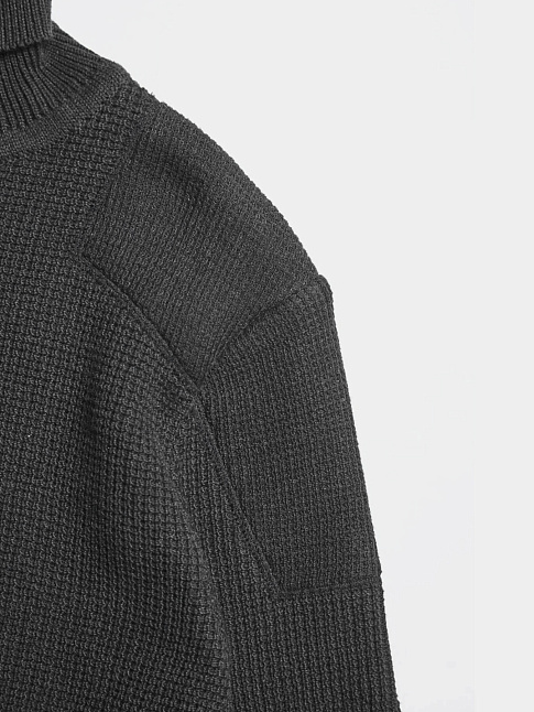 Водолазка PADDED WAFFLE (размер 40, цвет Темно-серый)