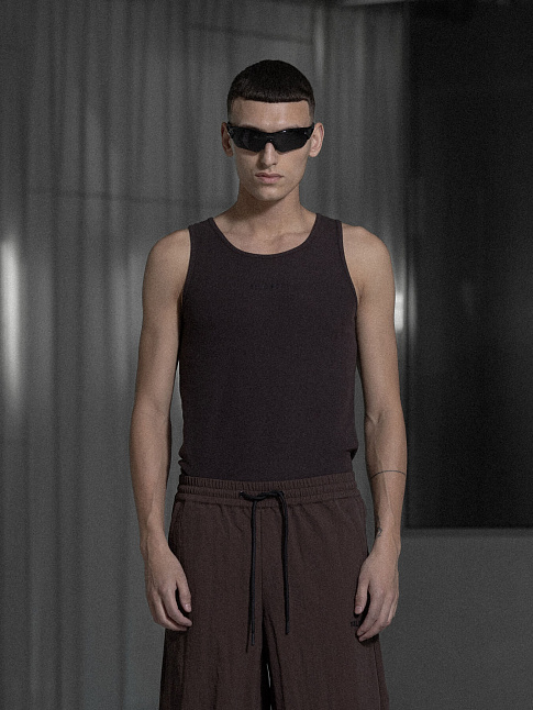 Топ SLIM (размер XL, цвет Темно-коричневый)