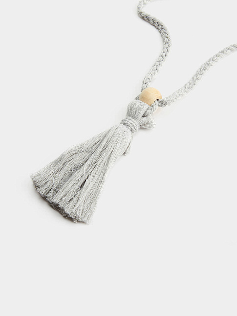 Украшение для брюк MACRAME BEADS (размер one size, цвет Серый)