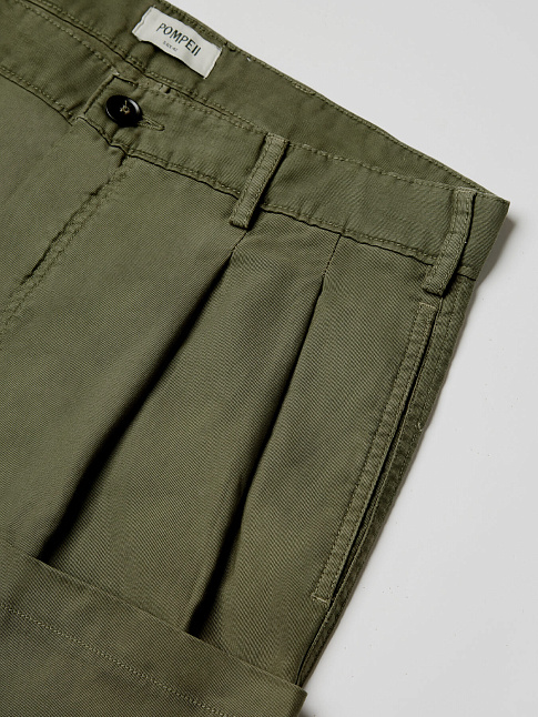 Брюки PLEATED CARGO (размер 40, цвет GREEN)