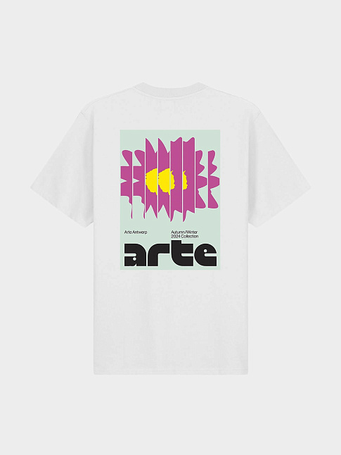 Футболка FLOWER POSTER (размер XL, цвет Белый)