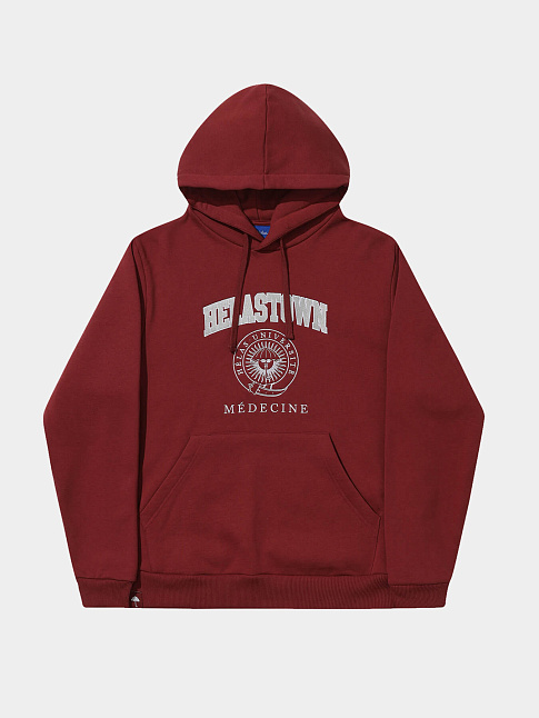 Худи HELASTOWN (размер L, цвет Бордовый)