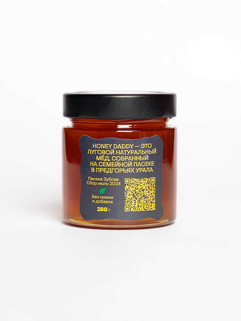 Мед пчелиный луговой 280г. (размер 280 гр, цвет Разноцветный)
