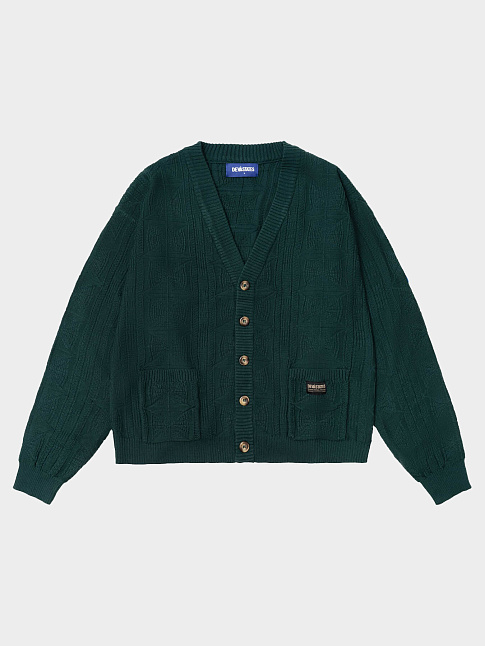 Кардиган COBWEB (размер XXL, цвет Зеленый)