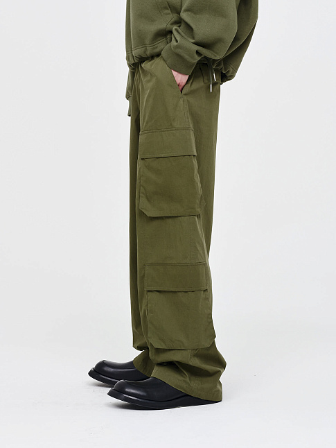 Брюки RELAXED UTILITY QUATRO (размер L, цвет Зеленый)