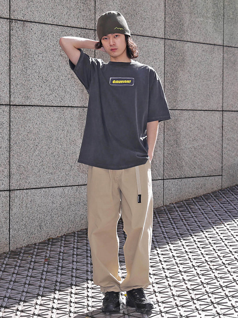 Футболка PUMICE CAUTION! (размер M, цвет Черный)