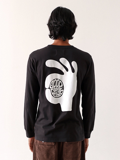Лонгслив CUFFED (размер L, цвет Черный)
