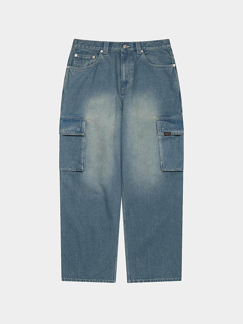 Джинсы LOOSE FIT DENIM CARGO (размер L, цвет Голубой)