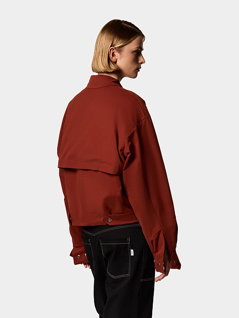 Бомбер (размер XL, цвет Коричневый)