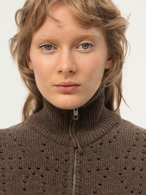 Свитер HOT FUSION (размер M, цвет Коричневый)