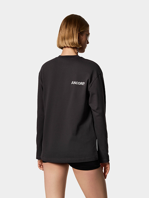 Лонгслив (размер XS, цвет Темно-серый)