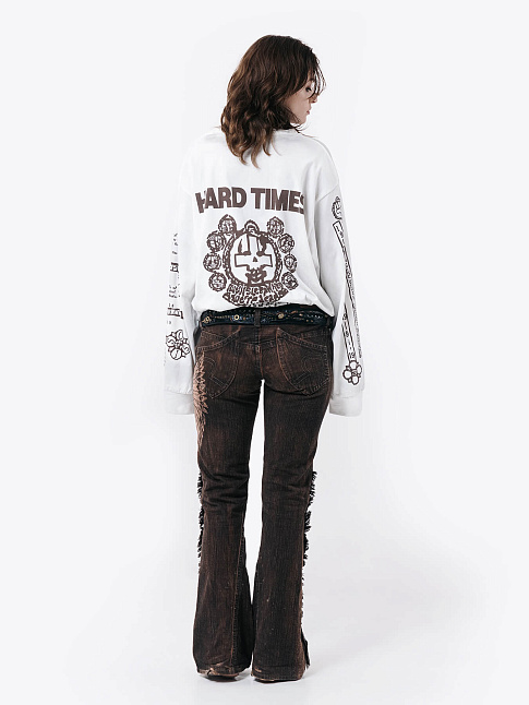 Лонгслив HARD TIMES 2 (размер L, цвет Белый)