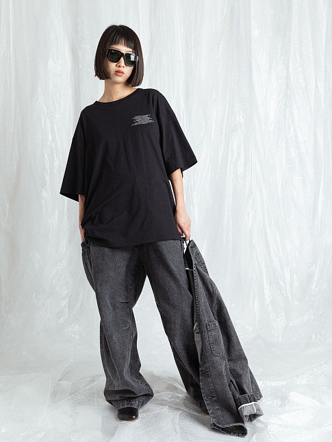 Футболка BAS BINARY (размер M, цвет Черный)