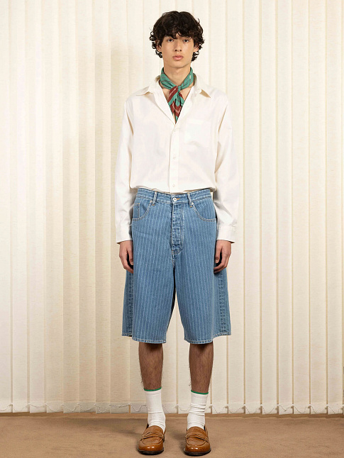 Шорты BAGGY RAYURES (размер XL, цвет Голубой)