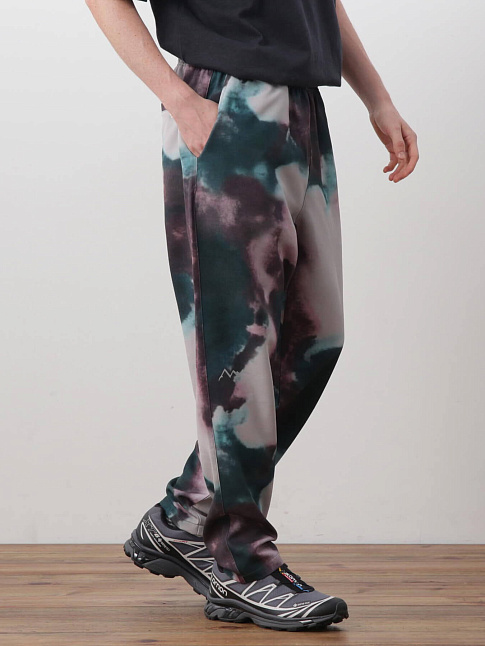 Брюки TIE DYE SPORTY (размер L, цвет Темно-зеленый)