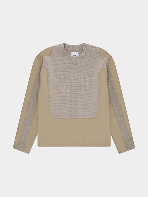 Свитер KRIS CONTRAST (размер XXL, цвет CREAM)