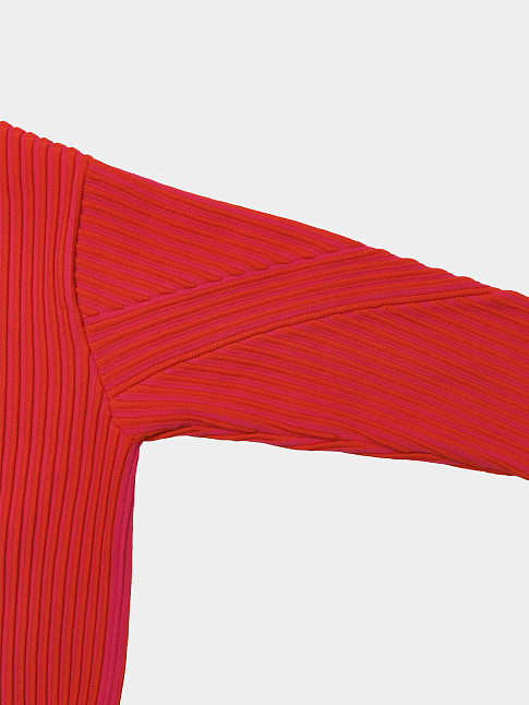 Свитер 2TONE STRIPES RIB (размер M, цвет Оранжевый)