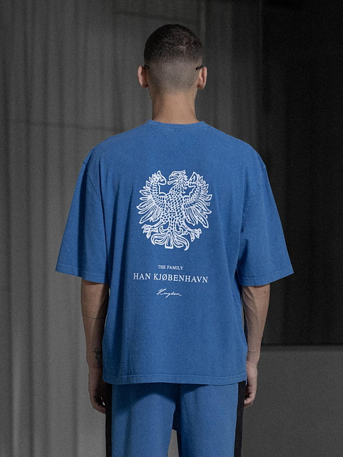 Футболка MONOGRAM OVERSIZED (размер XL, цвет Синий)