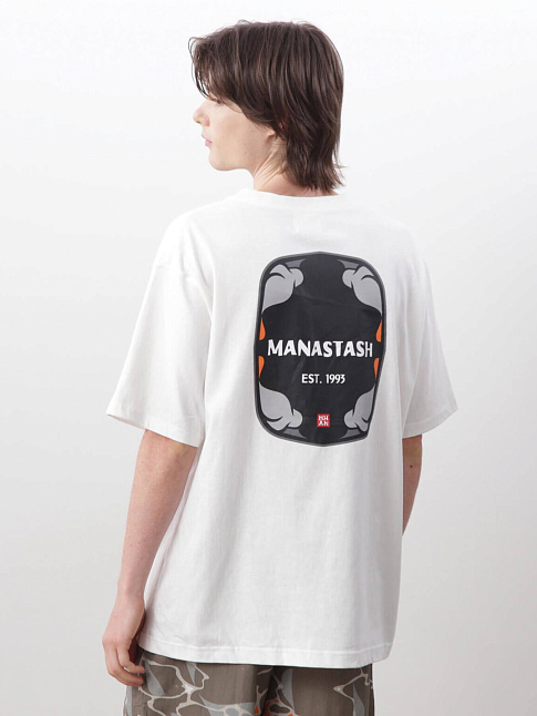 Футболка MHAK LOGO POCKET (размер S, цвет Белый)