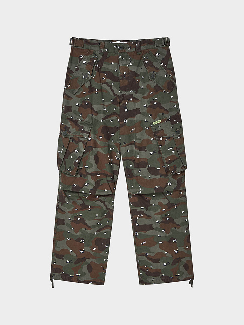 Брюки MILITARY CAMO CARGO (размер M, цвет Зеленый)