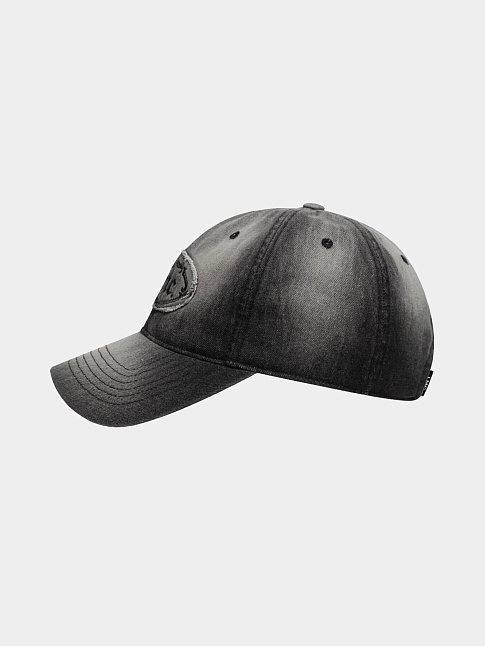Кепка WASHED DENIM GOTHIC OVAL 6PANEL (размер one size, цвет Белый)