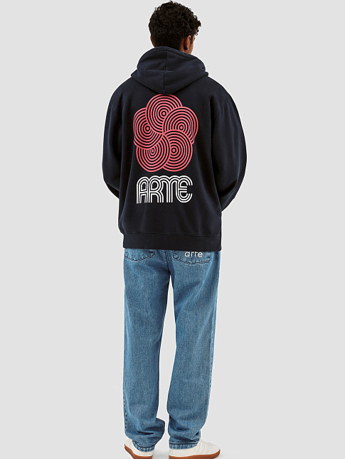 Худи HANK BACK CIRCLE (размер 4XL, цвет NAVY)