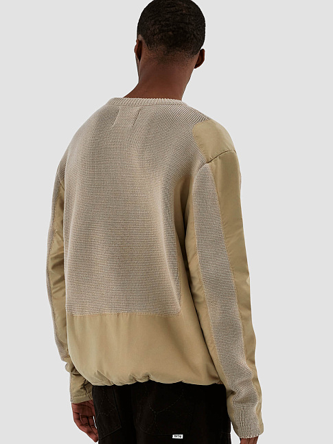 Свитер KRIS CONTRAST (размер XXL, цвет CREAM)