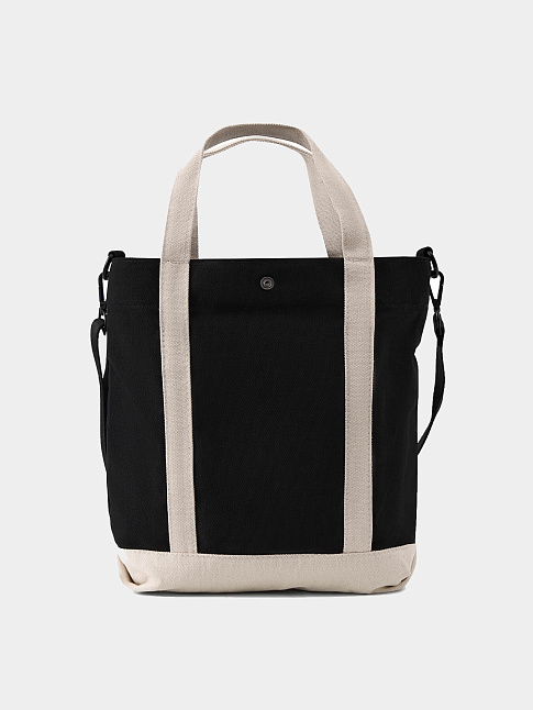 Тоут из канваса (размер one size, цвет Черный)