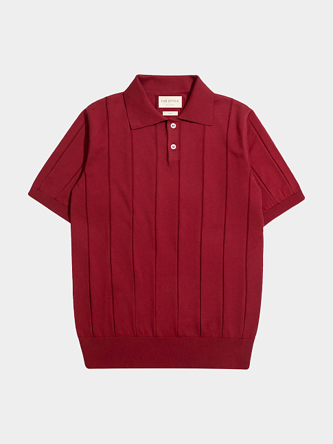 Поло JACOBS PUNCHED STRIPE (размер XXL, цвет Темно-красный)