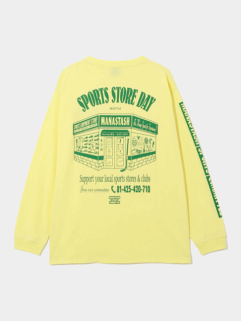 Лонгслив CITEE SSD (размер M, цвет Желтый)