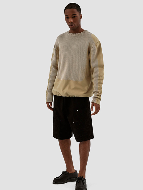 Свитер KRIS CONTRAST (размер XXL, цвет CREAM)