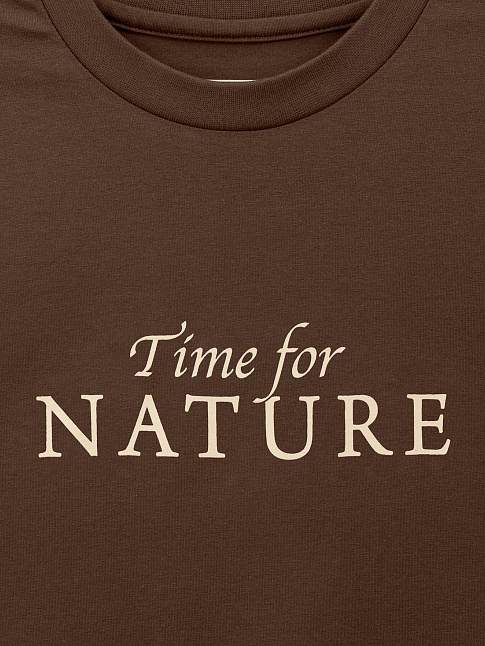 Футболка BIRDS (размер M, цвет Коричневый)