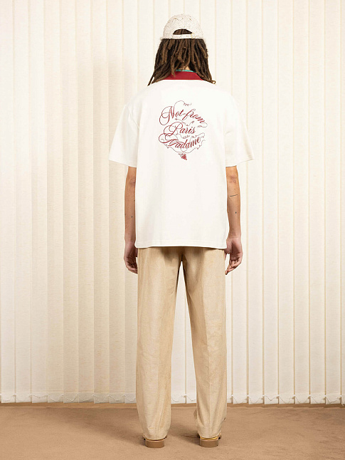 Рубашка PIQUEE SLOGAN VIGNES (размер L, цвет Бежевый)