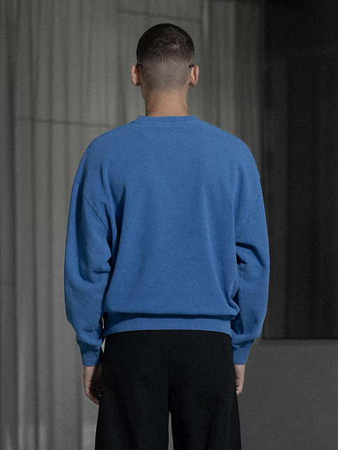 Свитшот MONOGRAM PRINTED (размер XL, цвет Синий)