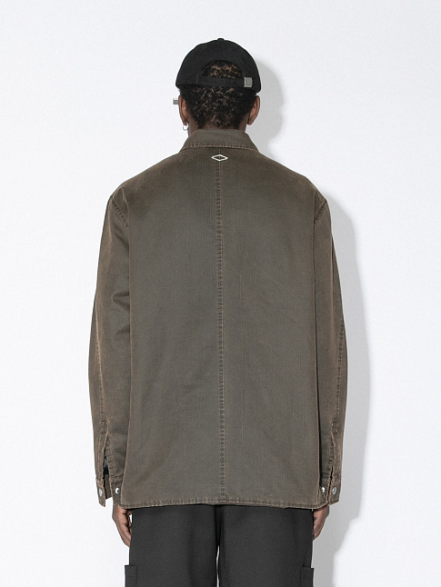 Овершот WASHED (размер 50, цвет Коричневый)