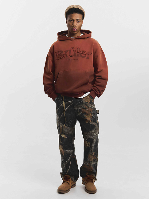 Худи OMBRE BRULEE (размер S, цвет Коричневый)