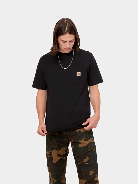 Футболка S/S POCKET (размер L, цвет Черный)