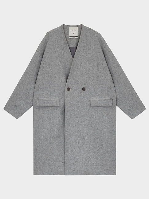 Пальто PANASIAN COAT 2 OVERSIZE (размер L, цвет Серый)