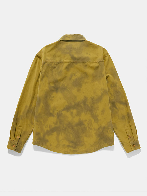 Рубашка DYED LONG SLEEVE WORKER (размер XL, цвет Коричневый)