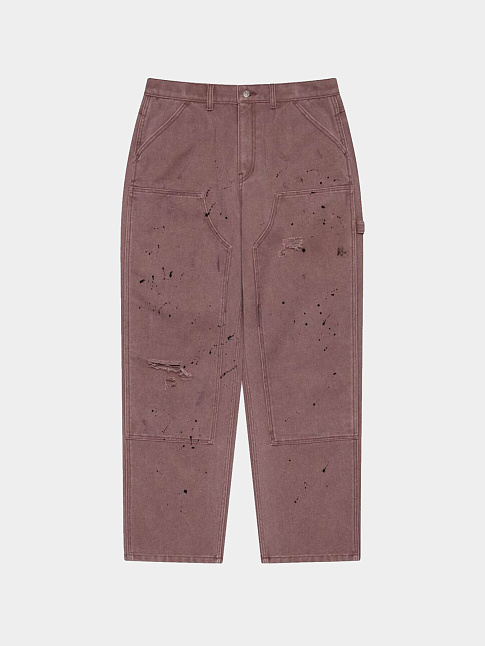 Брюки WASHED DOUBLE KNEE WORK (размер M, цвет Коричневый)
