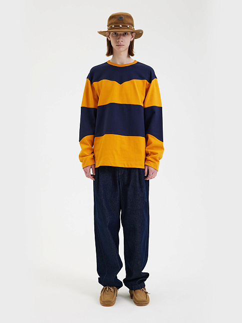 Джинсы BELTED TWO TUCK TAILORED (размер M, цвет Синий)