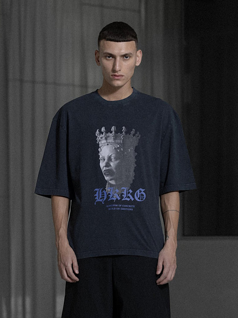 Футболка OVERSIZED SCULPTURE (размер XL, цвет Черный)