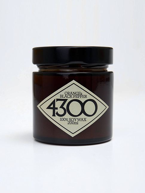 Аромасвеча "Апельсин и черный перец" (размер one size, цвет Коричневый)