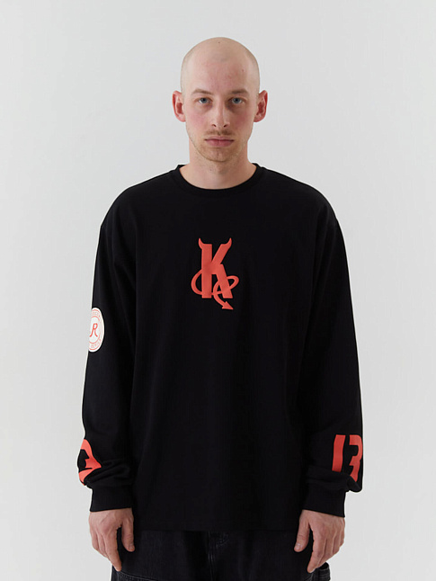 Лонгслив x NUW (размер S, цвет Черный)