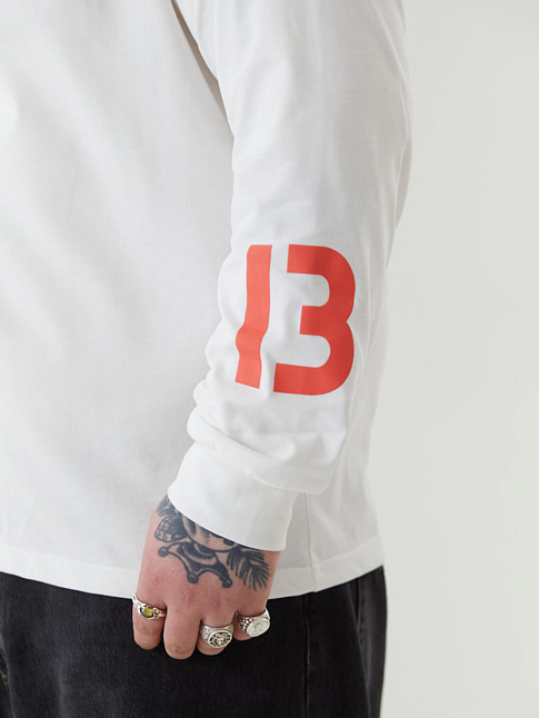 Лонгслив x NUW (размер L, цвет Белый)