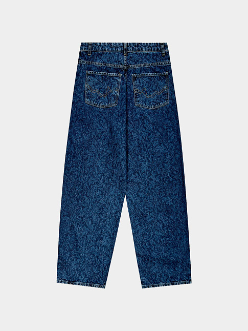 Джинсы LOOSE GHOST PATTERN (размер XL, цвет Голубой)