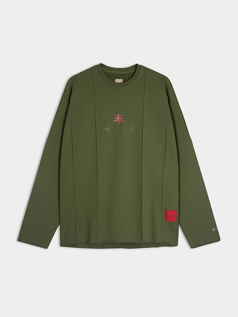 Свитшот BASIC LOGO (размер M, цвет Хаки)