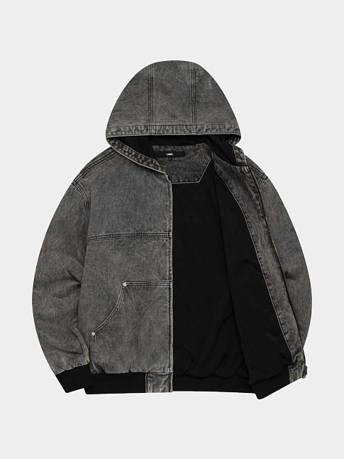 Куртка DENIM WORK HOODIE (размер L, цвет Серый)